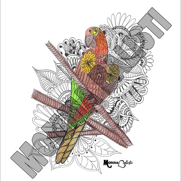 Parrot Tumbler by Momma Balisti - 20oz Stainless Steel Tumbler @MommaBalisti - Picture 2 of 4